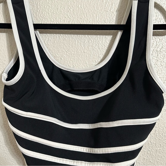 GABAR Women's Bland and White Chlorine Resistant Tankini - Picture 3 of 6